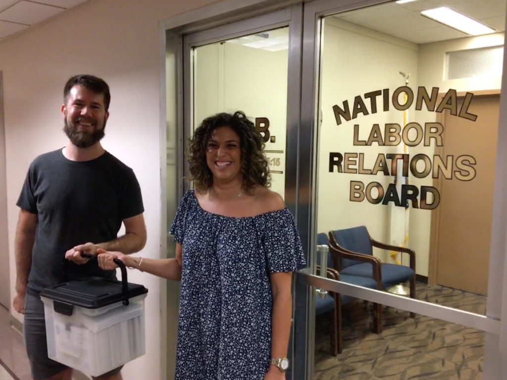 August 2018: CPW files for an election with the National Labor Relations Board