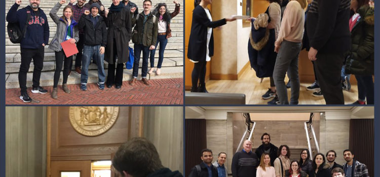 January 16: CPW members delivered an open letter calling on Columbia to raise our salaries. Click to read the letter
