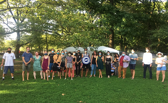 August 2: Picnic to celebrate winning our first contract