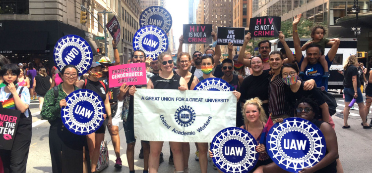 June 27: CPW-UAW participate in the Queer Liberation March